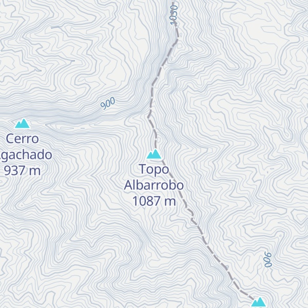 Map of Topo Albarrobo