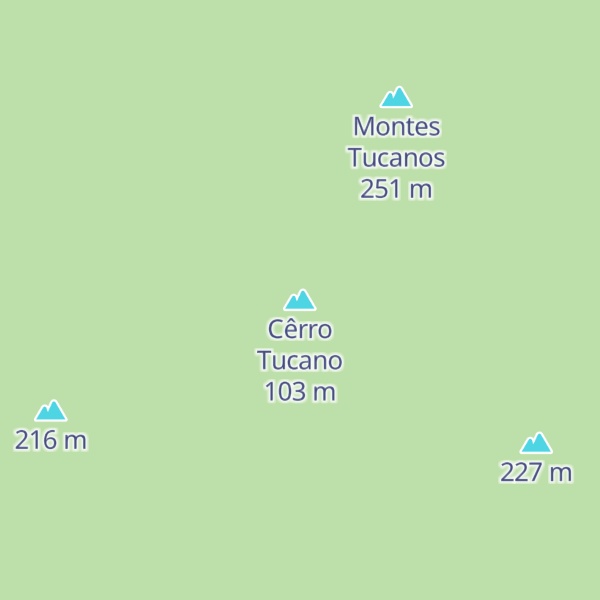 Map of Cêrro Tucano