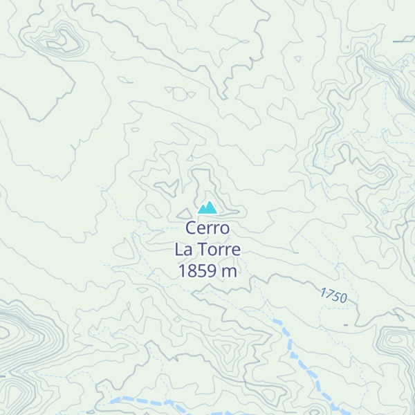 Map of Cerro La Torre