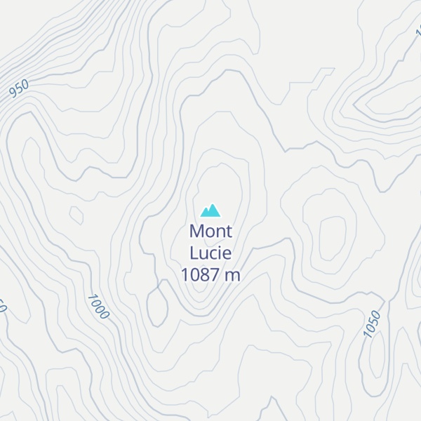 Map of Mont Lucie
