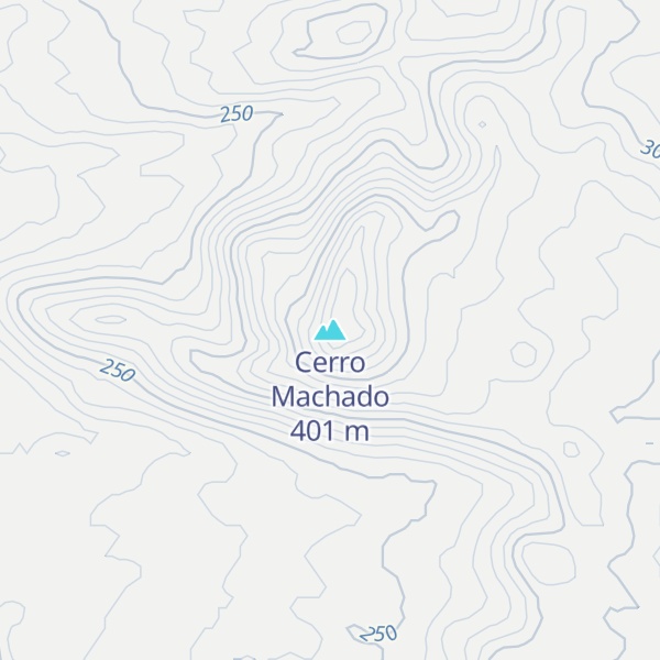 Map of Cerro Machado