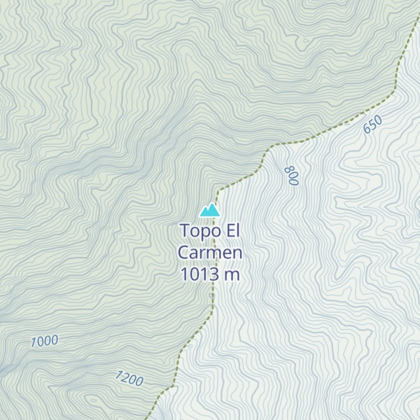 Map of Topo El Carmen