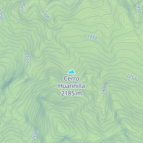 Map of Cerro Huarinilla