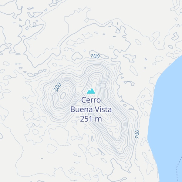 Map of Cerro Buena Vista