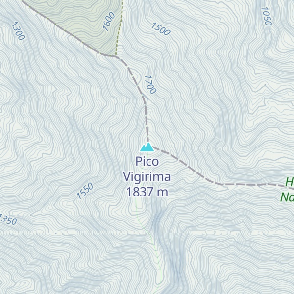 Map of Pico Vigirima