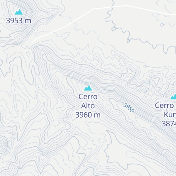Map of Cerro Alto