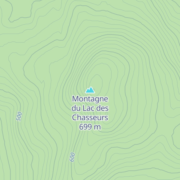 Map of Montagne du Lac des Chasseurs
