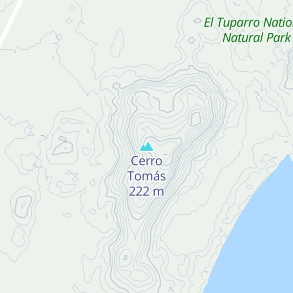 Map of Cerro Tomás