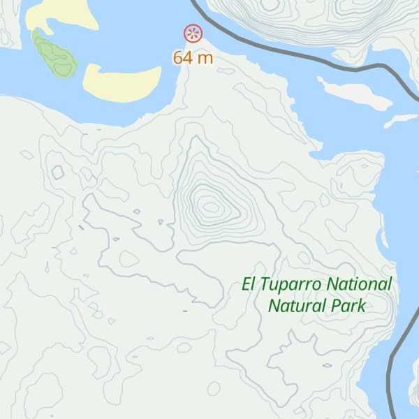 Map of Cerro Maypures