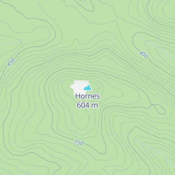 Map of Hornes