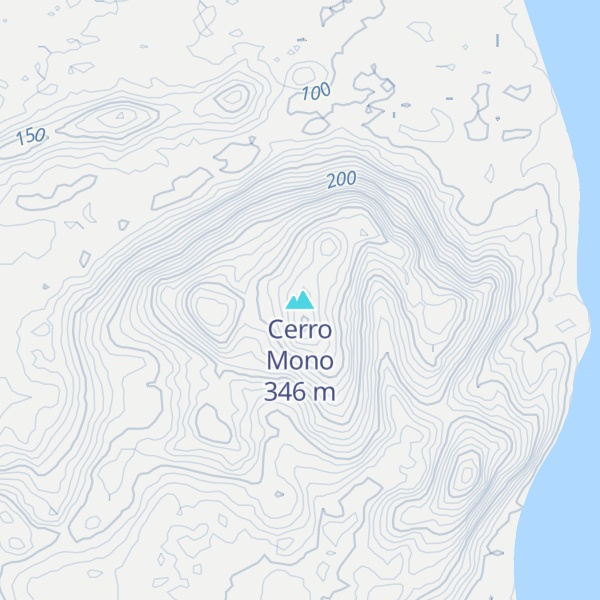 Map of Cerro Mono