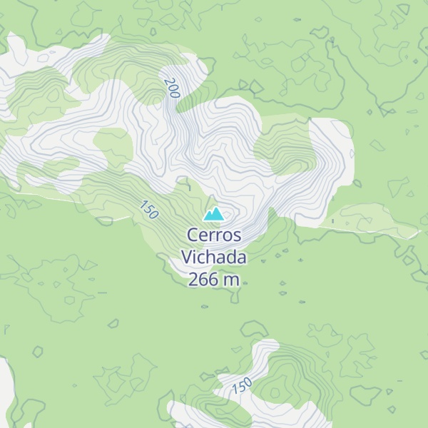 Map of Cerros Vichada
