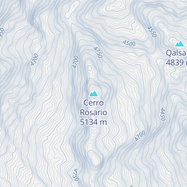 Map of Cerro Rosario