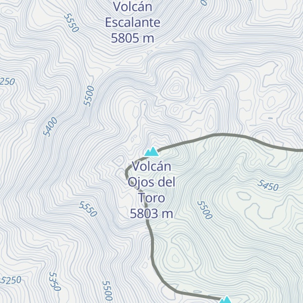 Map of Volcán Ojos del Toro