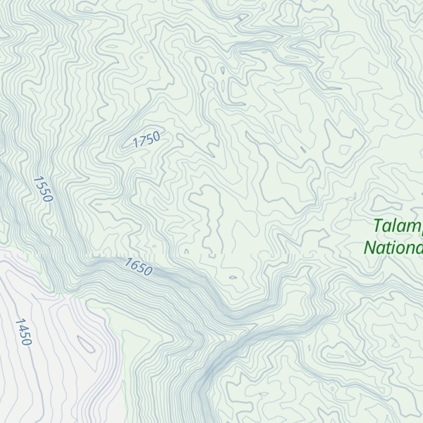 Map of Cerro del Hueco