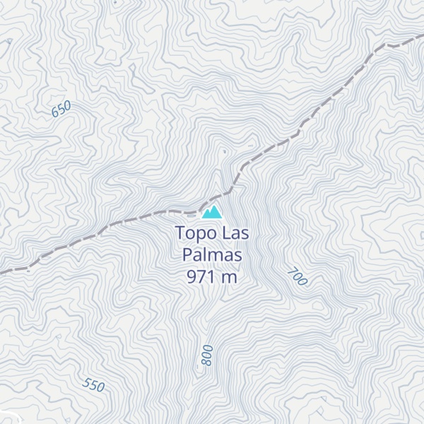 Map of Topo Las Palmas