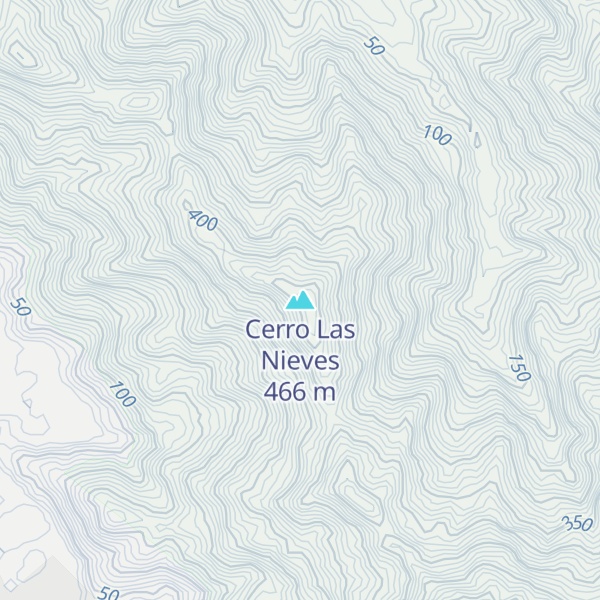 Map of Cerro Las Nieves