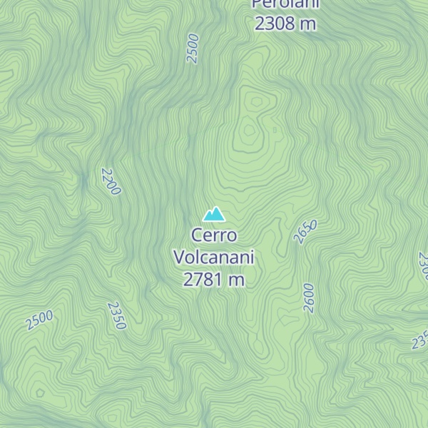 Map of Cerro Volcanani