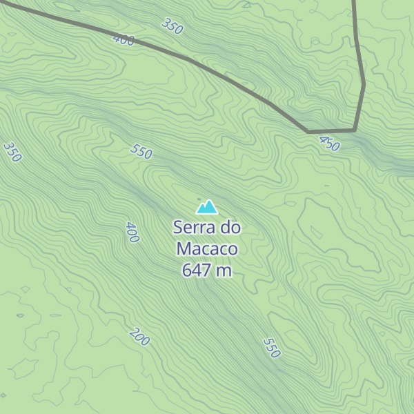Map of Serra do Macaco
