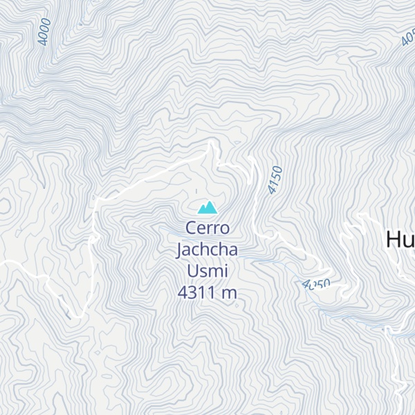 Map of Cerro Jachcha Usmi