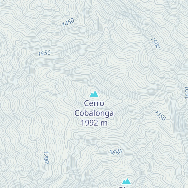 Map of Cerro Cobalonga