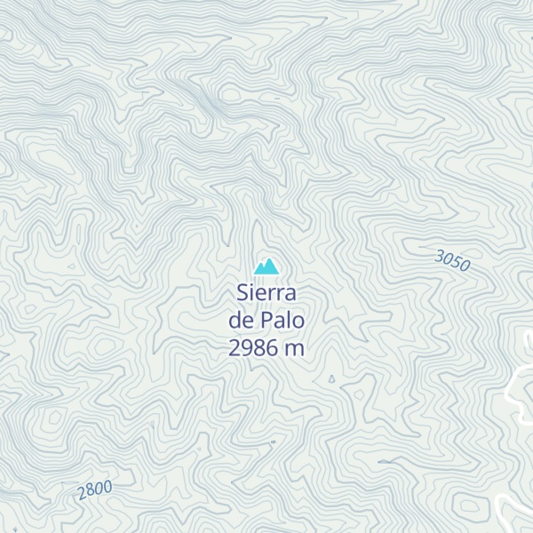 Map of Sierra de Palo