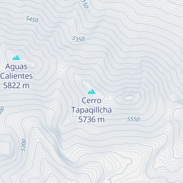 Map of Cerro Tapaqillcha
