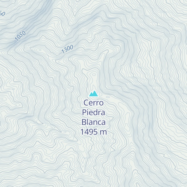 Map of Cerro Piedra Blanca