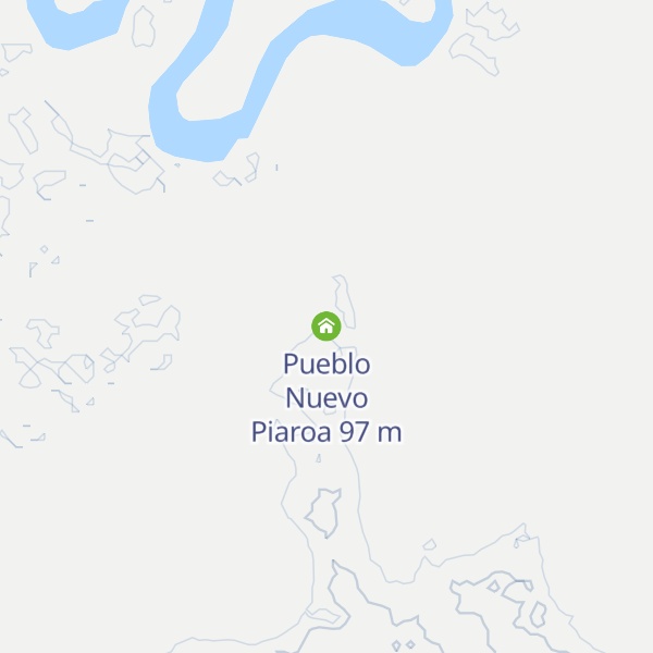 Map of Pueblo Nuevo Piaroa