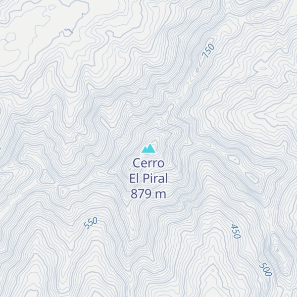 Map of Cerro El Piral