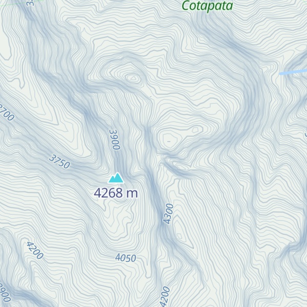 Map of Cerro Potosi