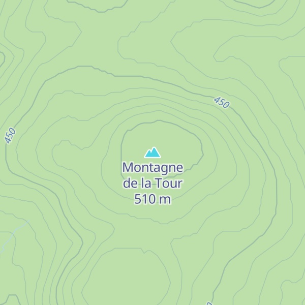 Map of Montagne de la Tour