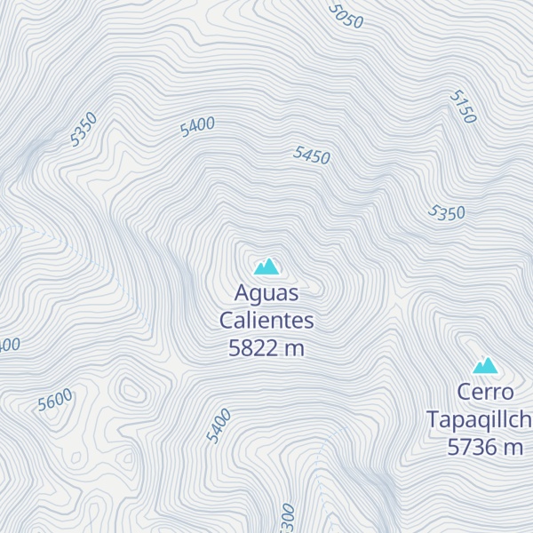 Map of Aguas Calientes