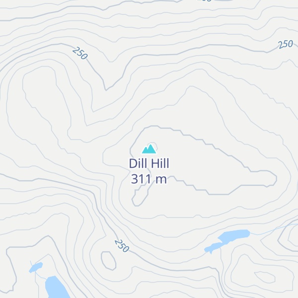 Map of Dill Hill