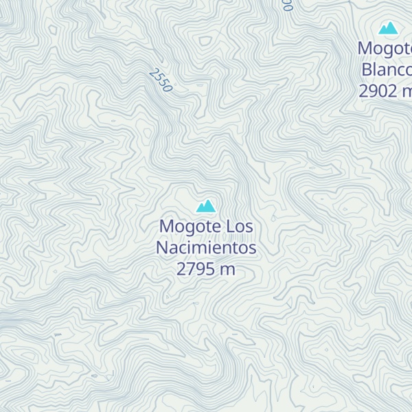 Map of Mogote Los Nacimientos