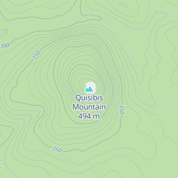 Map of Quisibis Mountain