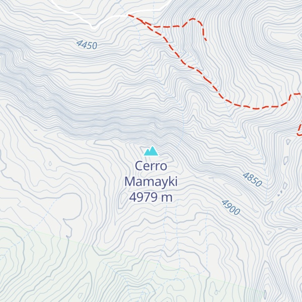Map of Cerro Mamayki