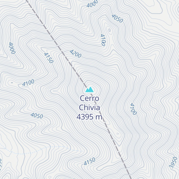 Map of Cerro Chivia
