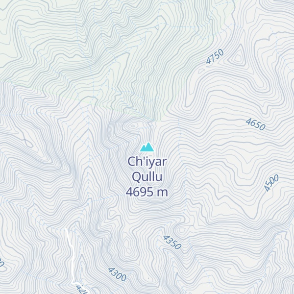 Map of Ch'iyar Qullu