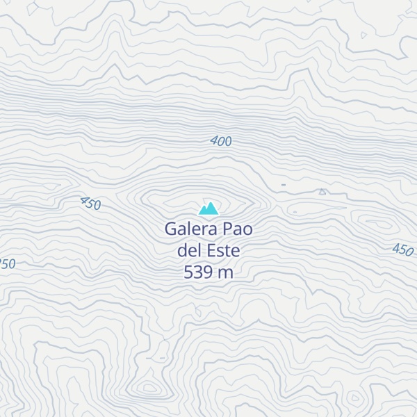 Map of Galera Pao del Este