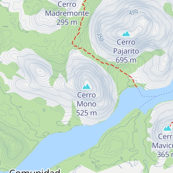 Map of Cerro Mono