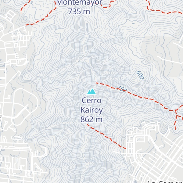 Map of Cerro Kairoy