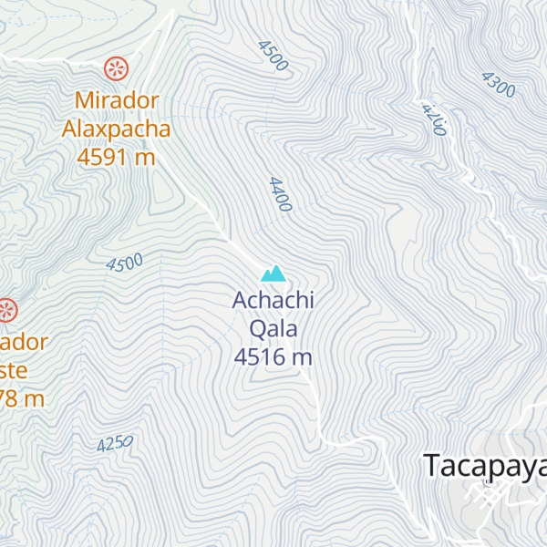Map of Achachi Qala