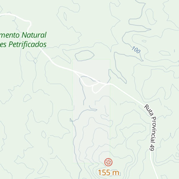 Map of Guardaparques Bosque Petrificado