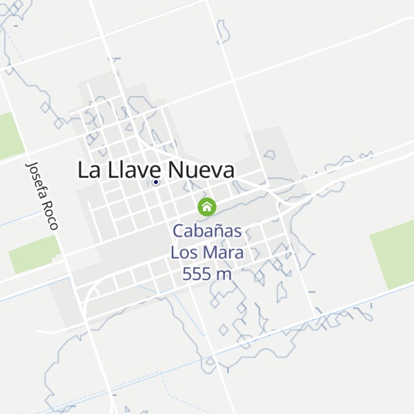 Map of Cabañas Los Mara