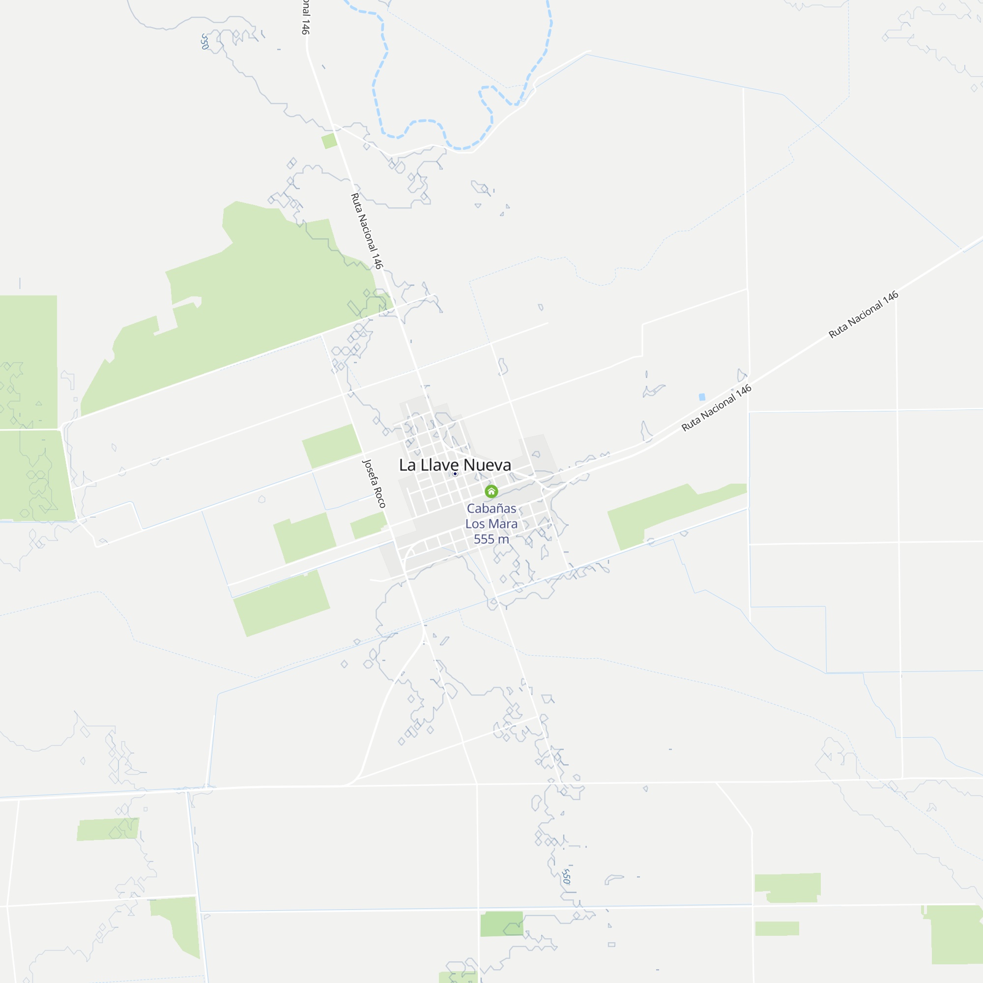 Cabañas Los Mara map