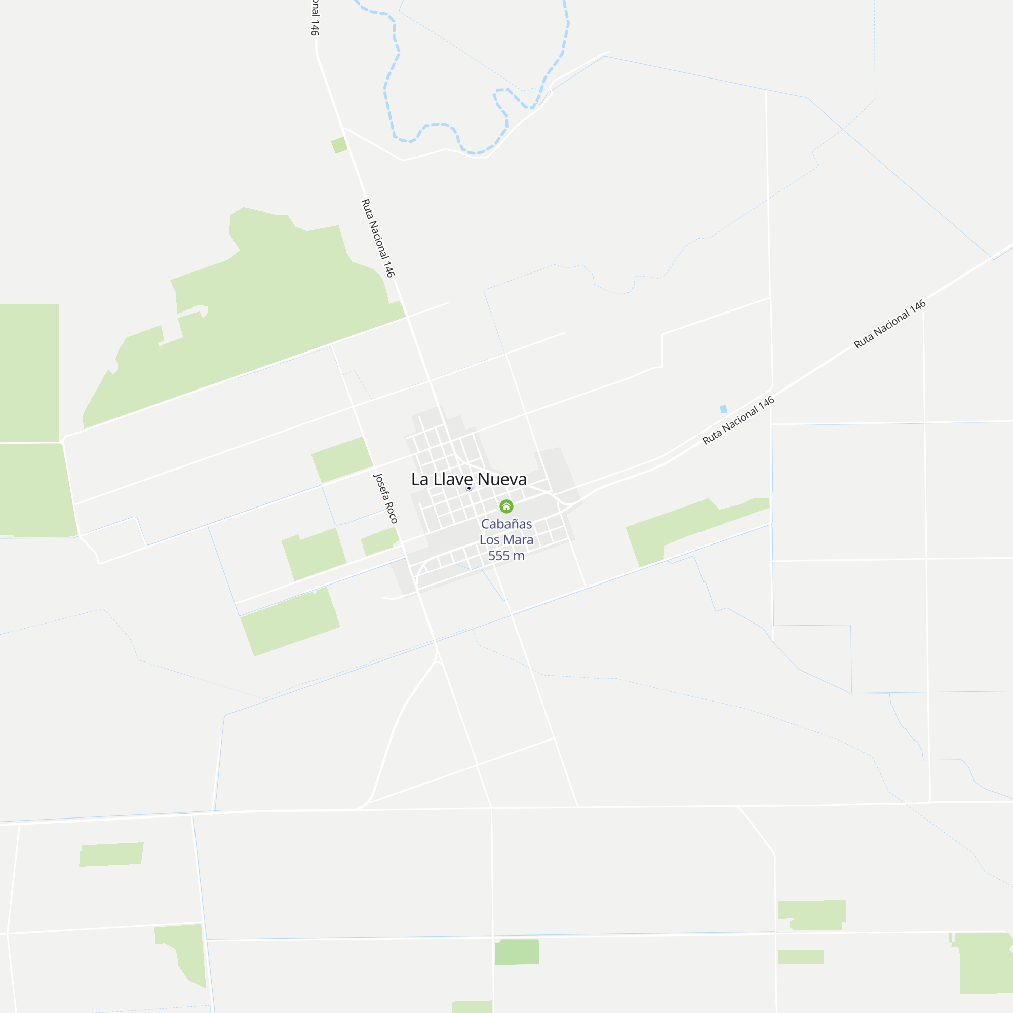 Cabañas Los Mara map
