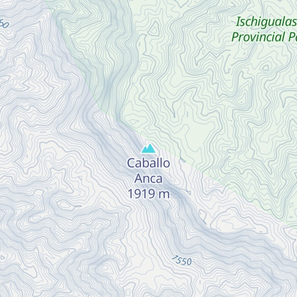 Map of Caballo Anca