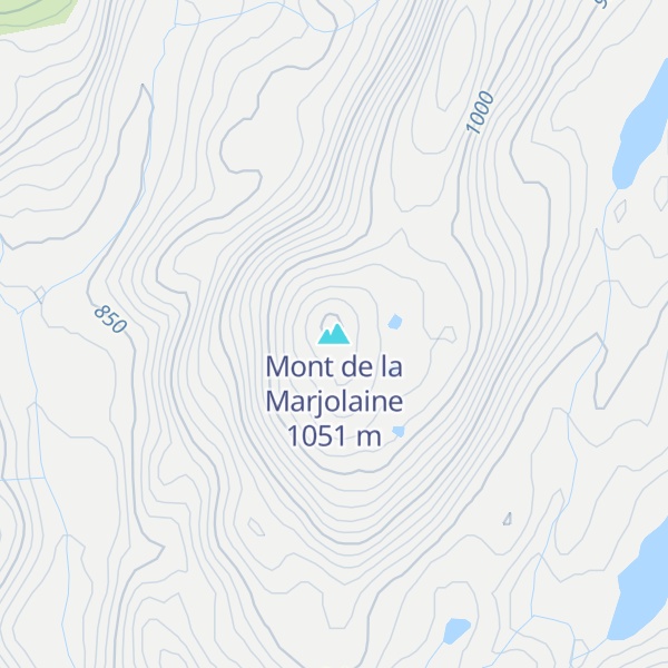Map of Mont de la Marjolaine