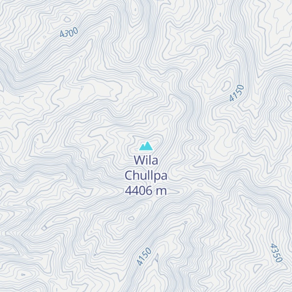 Map of Wila Chullpa